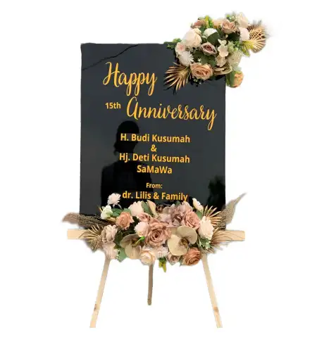 Papan Bunga Akrilik pasekan