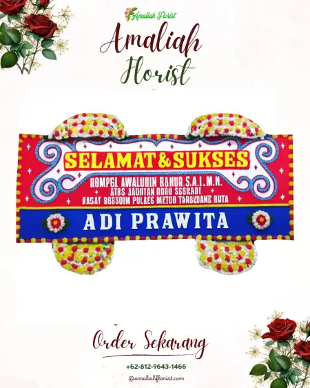 Papan Bunga Ucapan Selamat pasekan